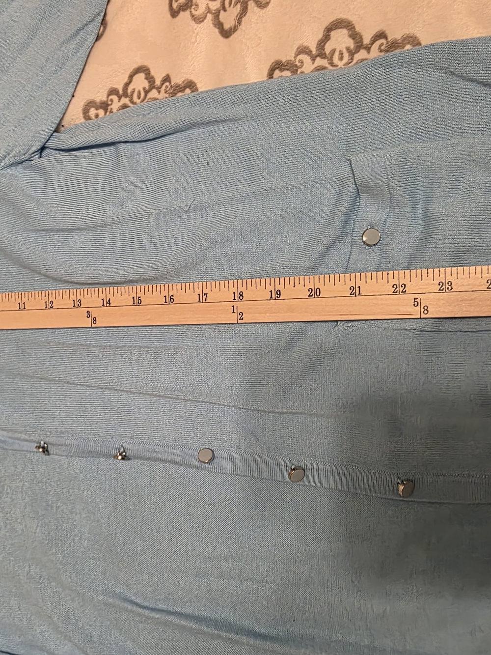 NY & Company Light Blue Knit Sweater